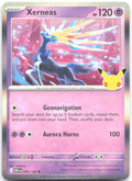 Xerneas Holo Rare ME 30th Celebration 076/128 NM kodama