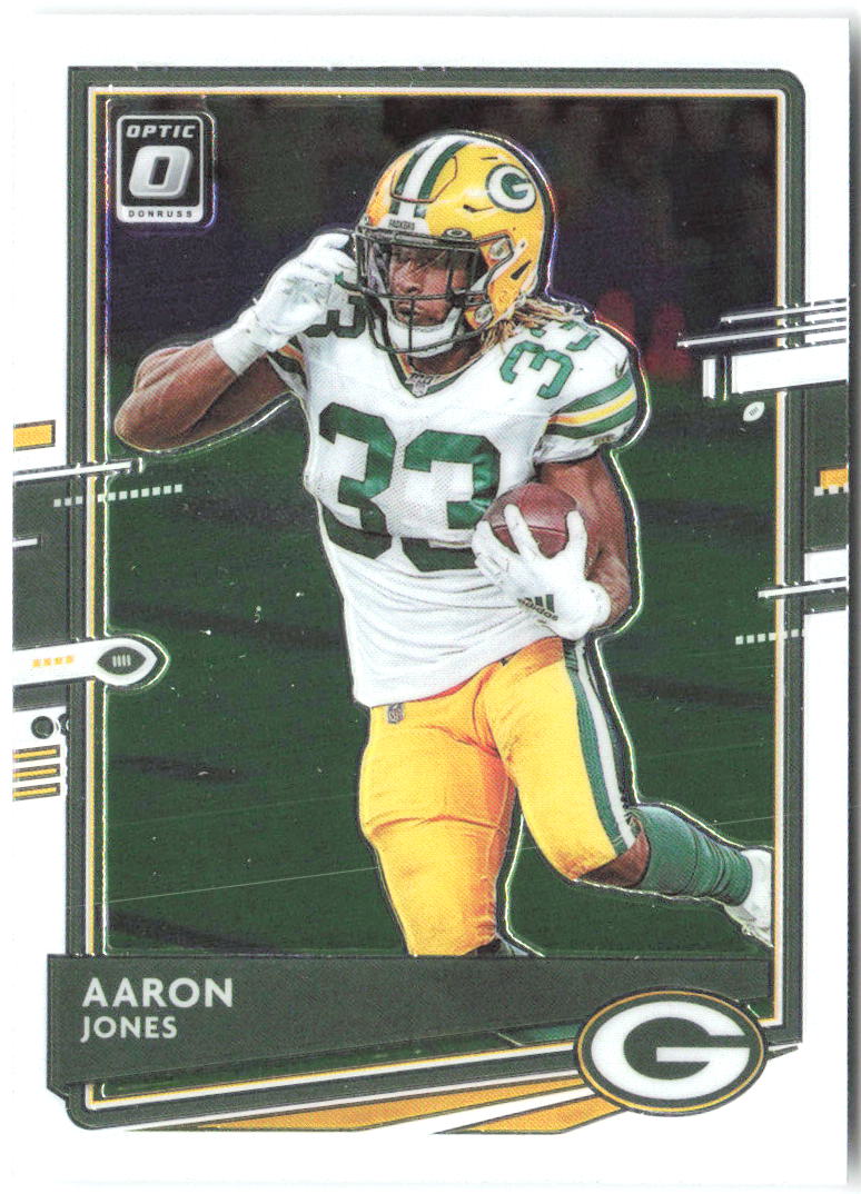 Aaron Jones Donruss Optic 39 2020 Green Bay Packers