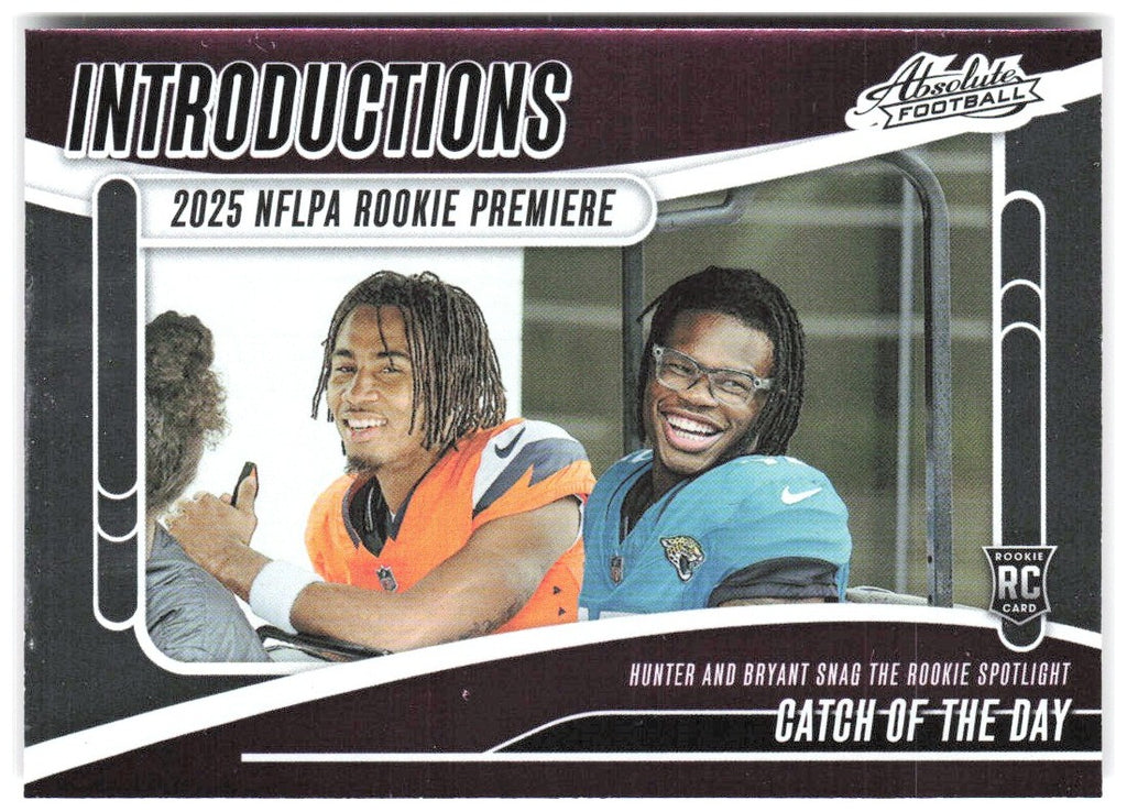 Catch of the Day Panini Absolute - Introductions I-THR 2025 Jaguars / Broncos