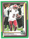 Mike Sainristil Donruss - Press Proofs Green 38 2025 Washington Commanders