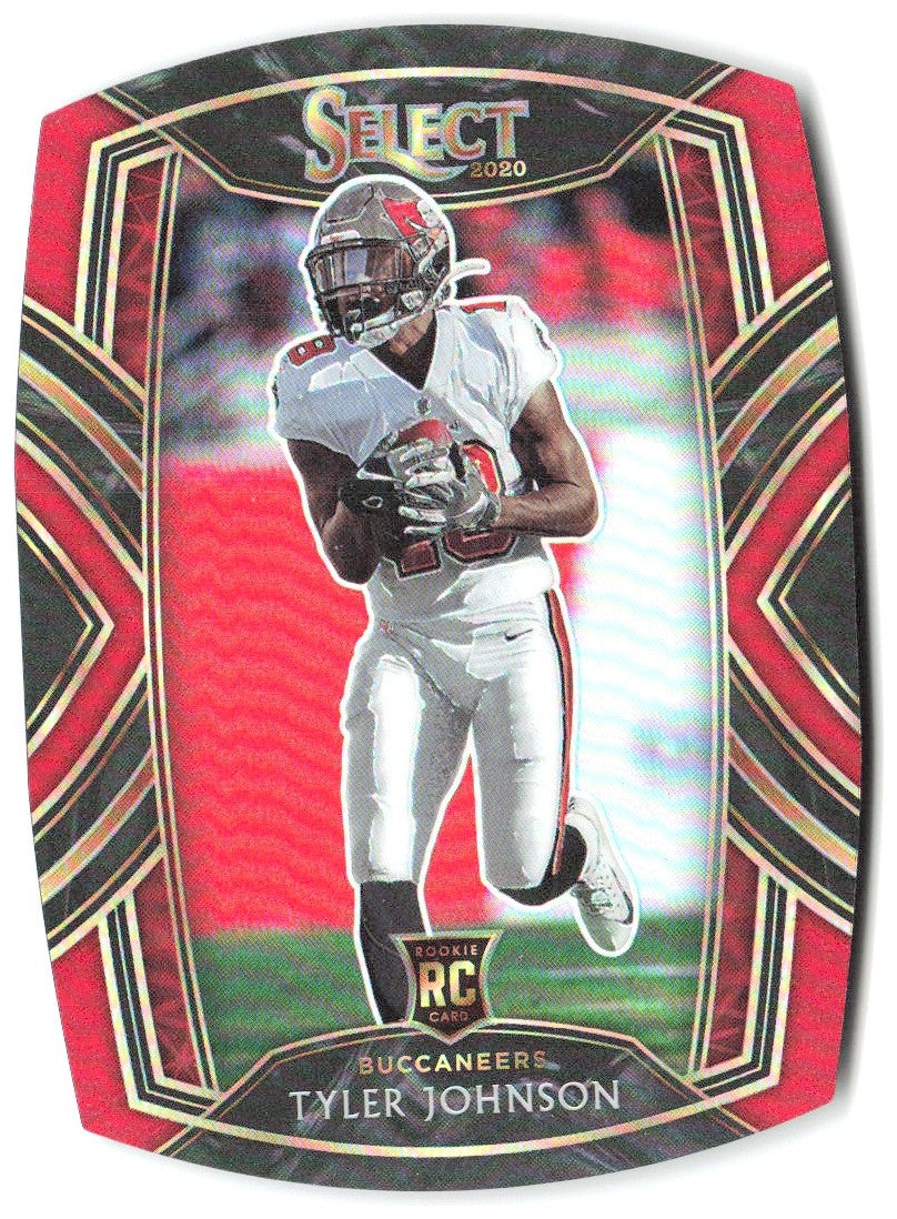 Tyler Johnson Panini Select - Red Prizm Die Cut 285 2020 Tampa Bay Buccaneers