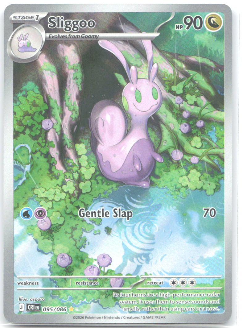 Sliggoo Holo Illustration Rare ME04: Chaos Rising 095/086 NM aspara