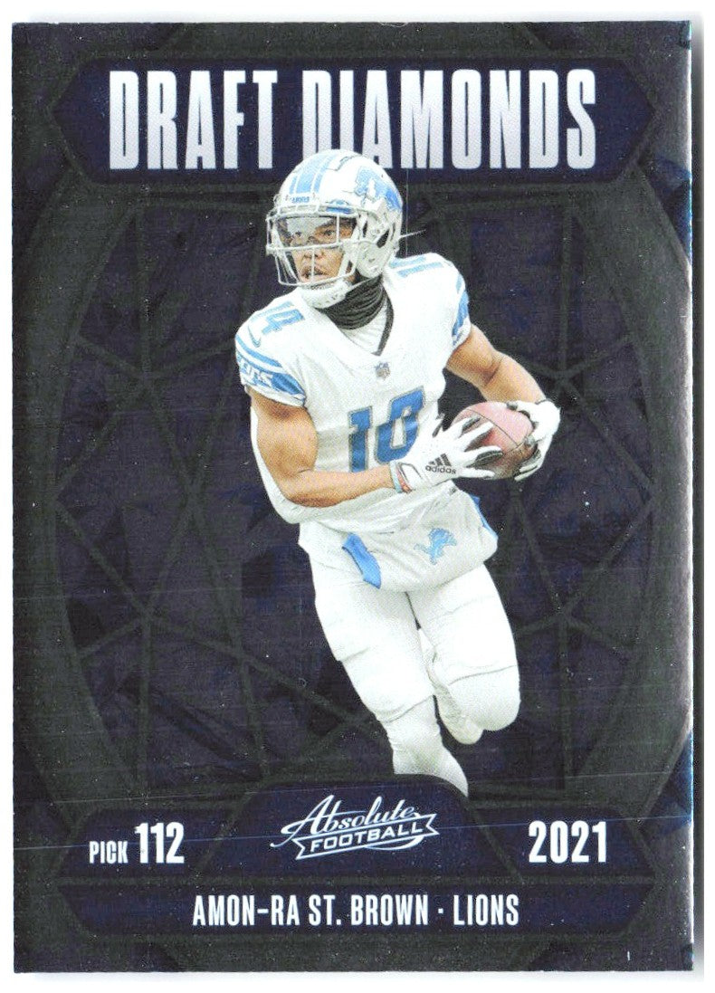 Amon-Ra St. Brown Panini Absolute - Draft Diamonds DD-ASB 2025 Detroit Lions