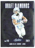 Amon-Ra St. Brown Panini Absolute - Draft Diamonds DD-ASB 2025 Detroit Lions