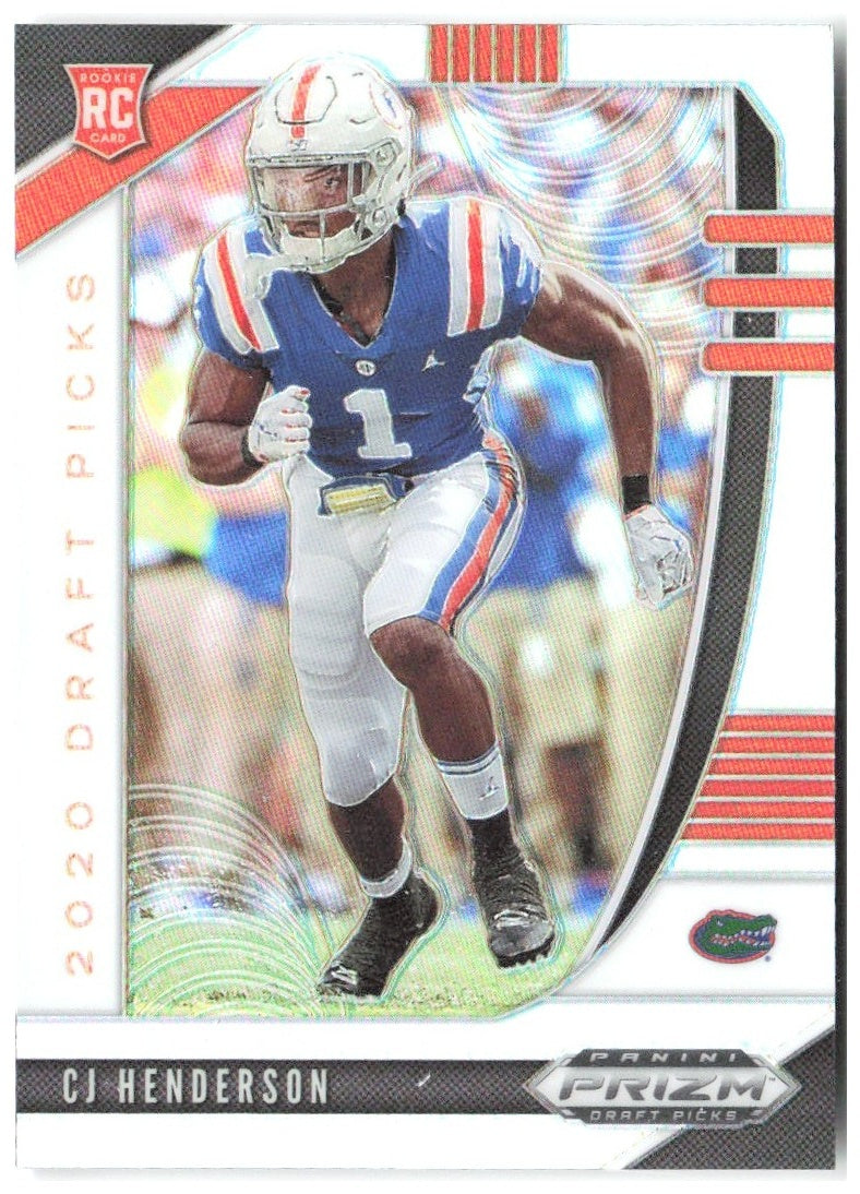 CJ Henderson Panini Prizm Draft Picks - Prizms Silver 157 2020 Florida Gators
