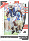 CJ Henderson Panini Prizm Draft Picks - Prizms Silver 157 2020 Florida Gators