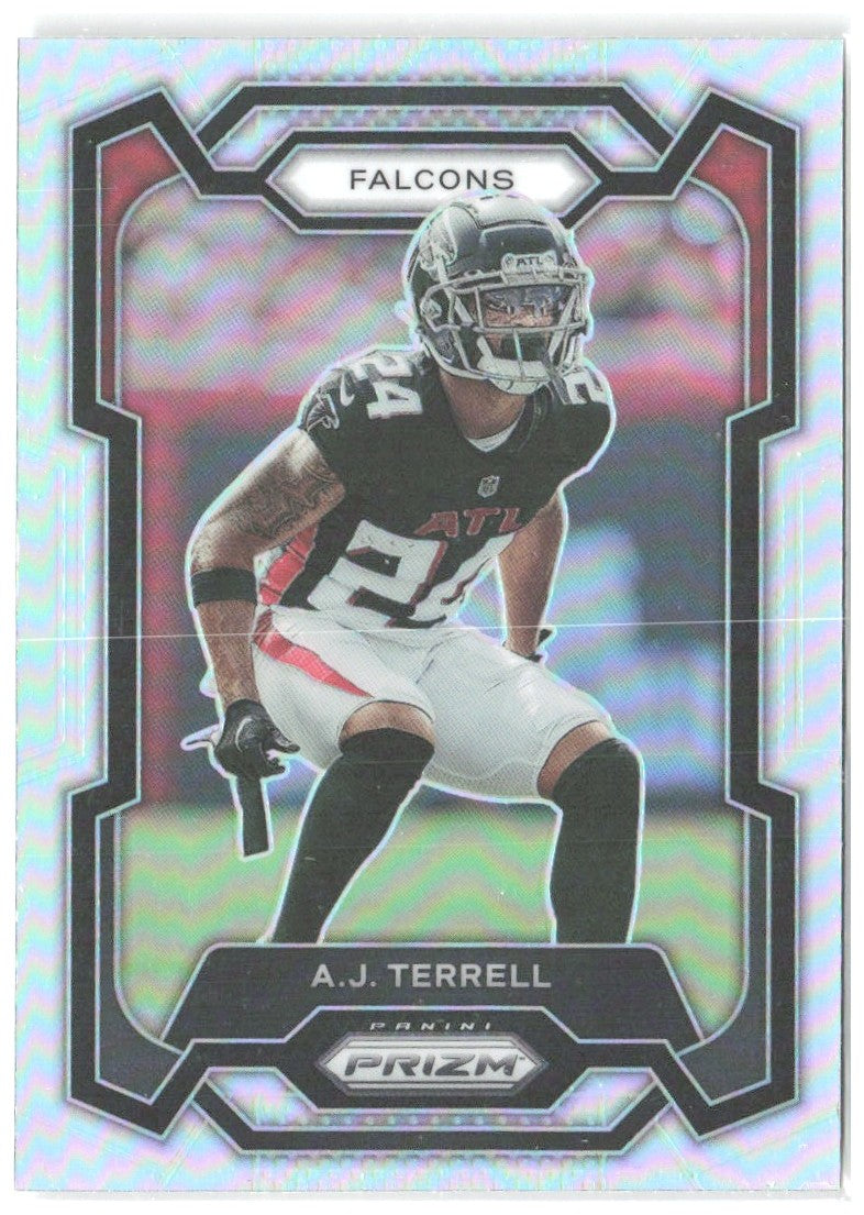 A.J. Terrell Panini Prizm - Silver 17 2023 Atlanta Falcons