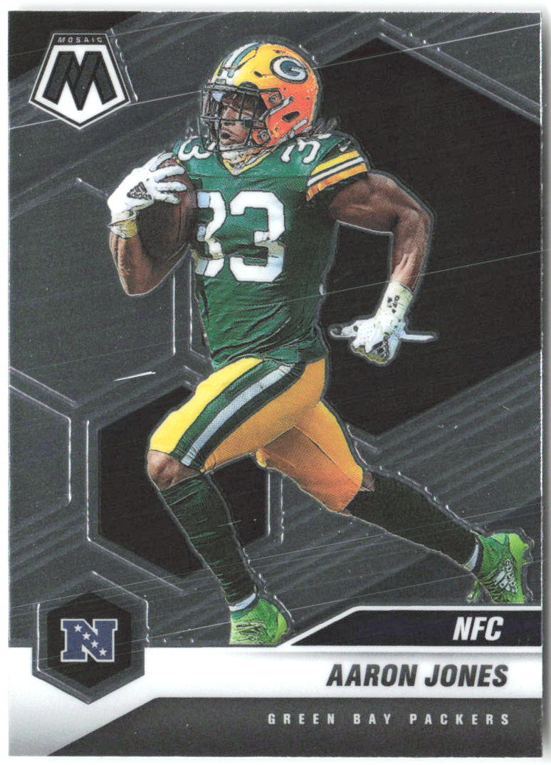 Aaron Jones Panini Mosaic 212 2021 Green Bay Packers