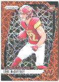 Luke McCaffrey Panini Prizm - Lazer 367 2024 Washington Commanders