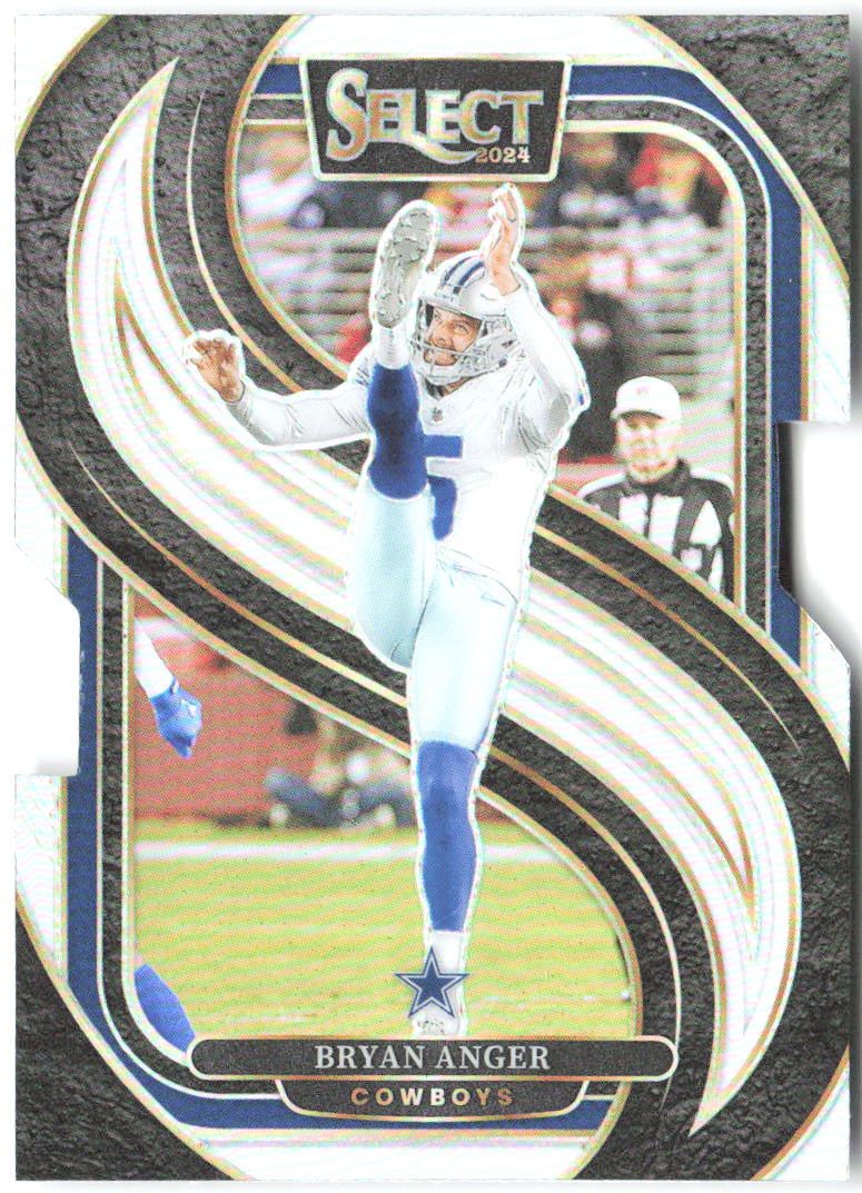 Bryan Anger Panini Select - Silver Prizm 141 2024 Dallas Cowboys