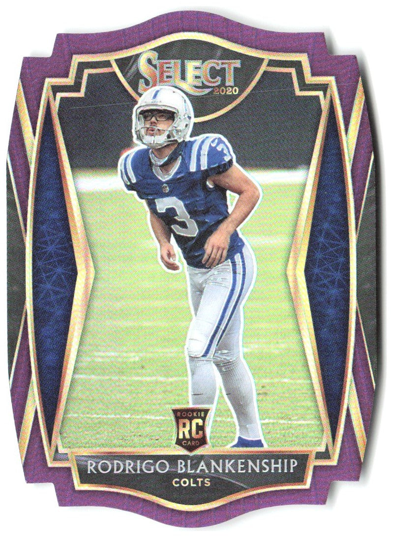 Rodrigo Blankenship Select - Purple Prizm Die Cut 175 2020 Indianapolis Colts
