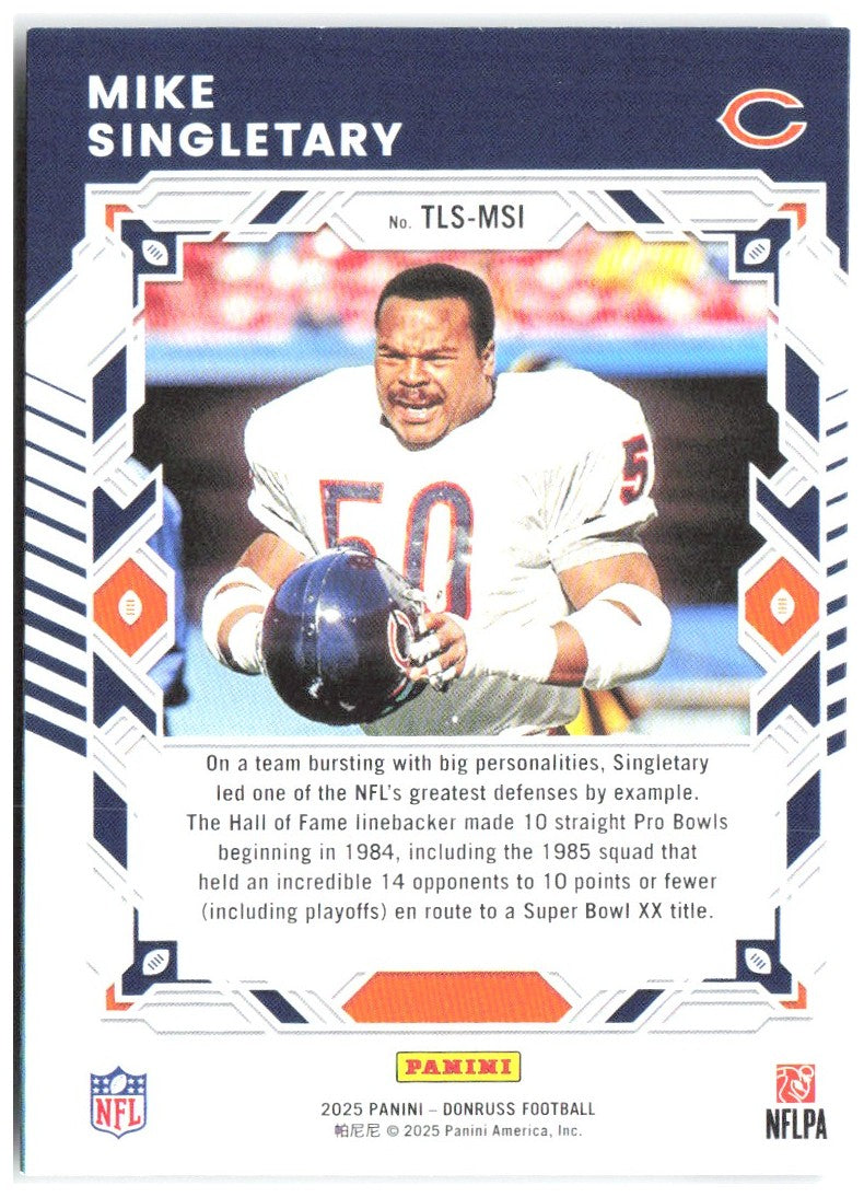 Mike Singletary Donruss - The Legend Series TLS-MSI 2025 Chicago Bears