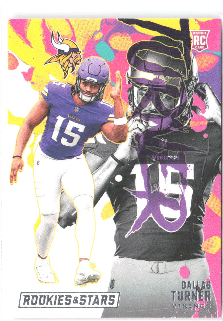 Dallas Turner Rookies & Stars - Rookie Exclusive RE-DTR 2024 Minnesota Vikings