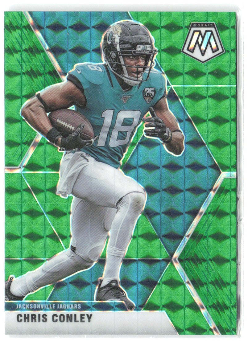 Chris Conley Panini Mosaic - Prizm Green 101 2020 Jacksonville Jaguars