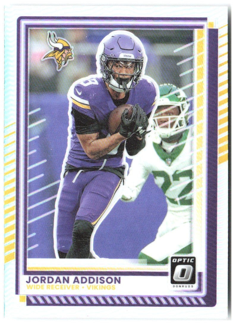 Jordan Addison Donruss Optic - Holo 35 2025 Minnesota Vikings