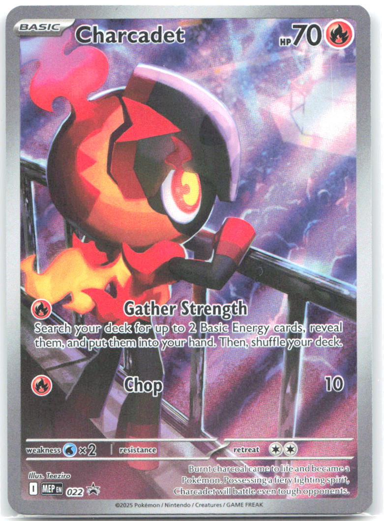 Charcadet Holo Promo ME: Mega Evolution Promo 022 NM Teeziro