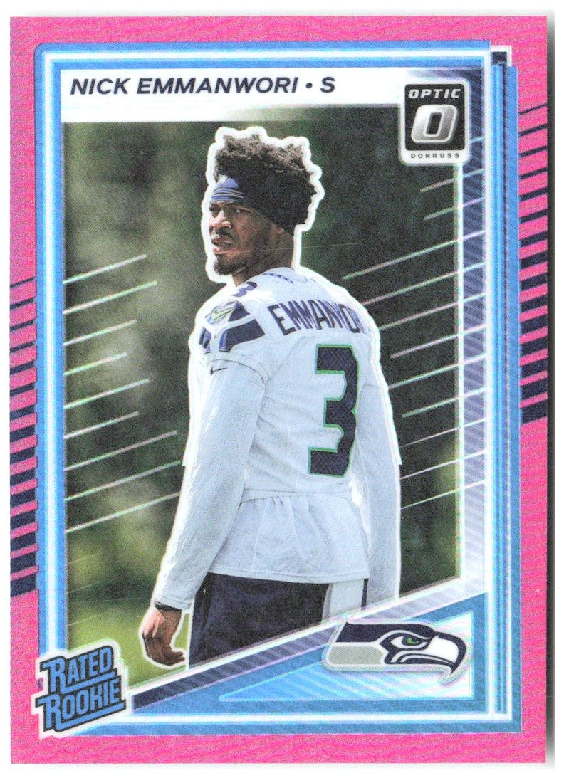 Nick Emmanwori Donruss Optic - Pink 277 2025 Seattle Seahawks