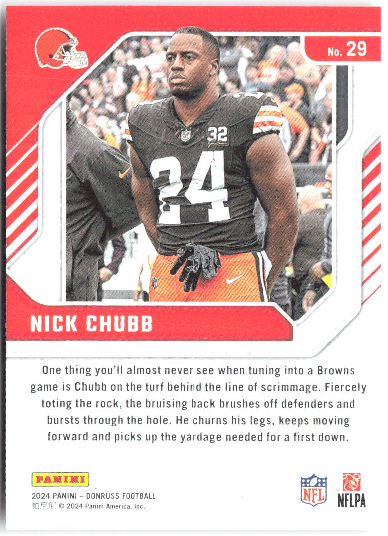Nick Chubb Donruss - Elite Series 29 2024 Cleveland Browns