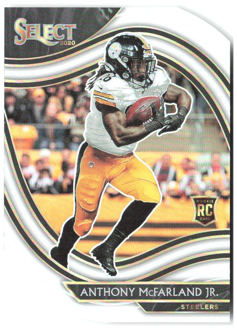 Anthony McFarland Jr. Select - White Prizm Die Cut 381 2020 Pittsburgh Steelers