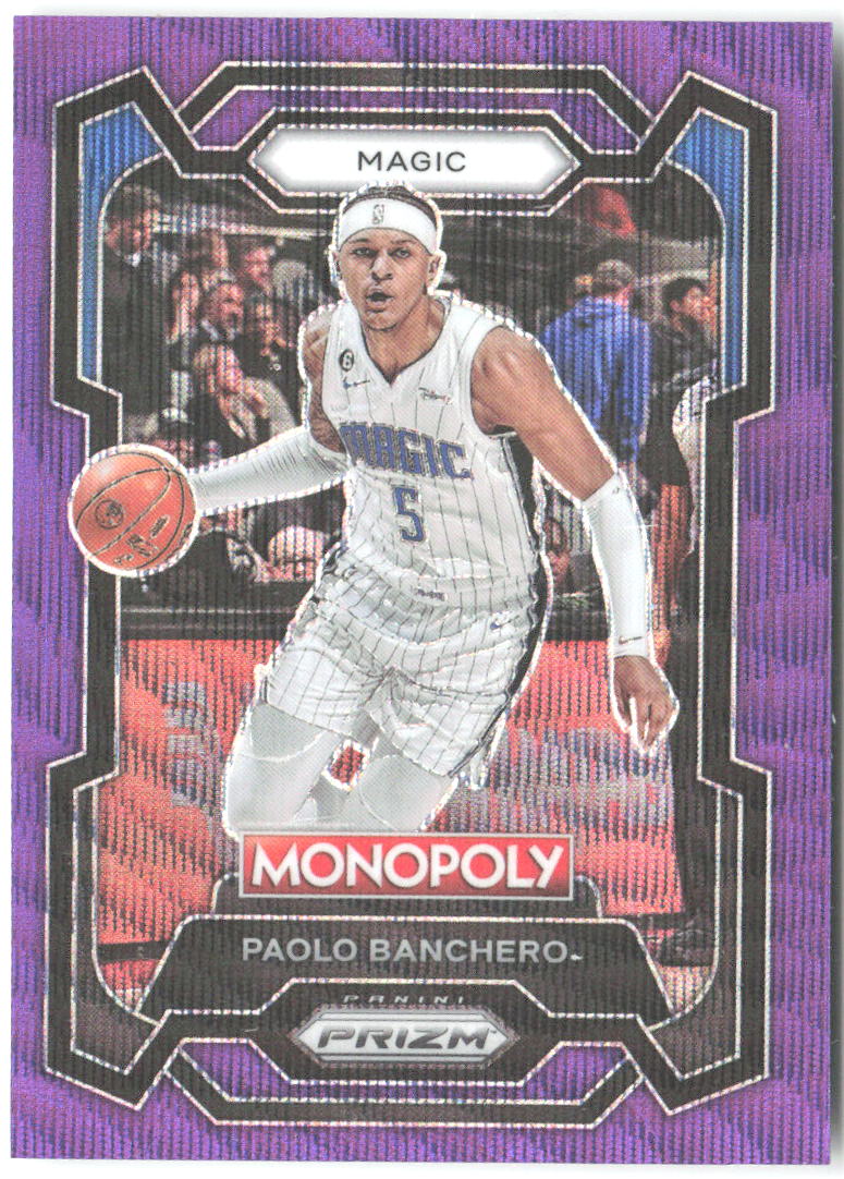 Paolo Banchero Panini Prizm Monopoly - Purple 64 2023-24 Orlando Magic