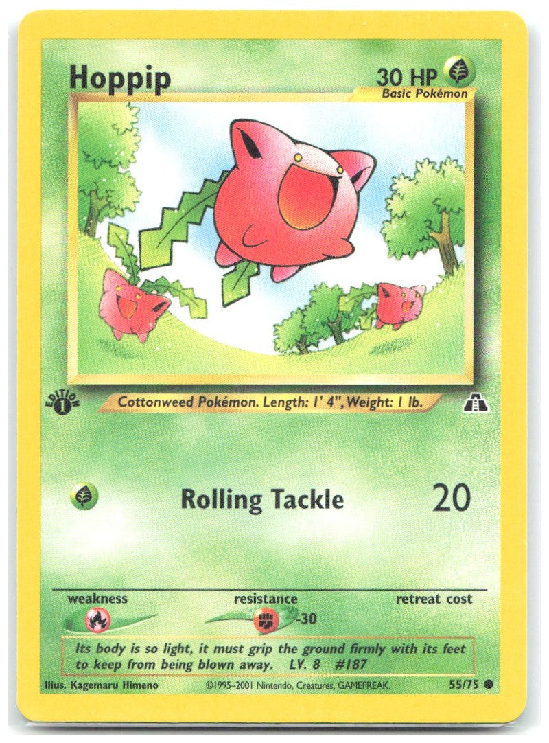 Hoppip 1st Edition Common Neo Discovery 55/75 NM Kagemaru Himeno