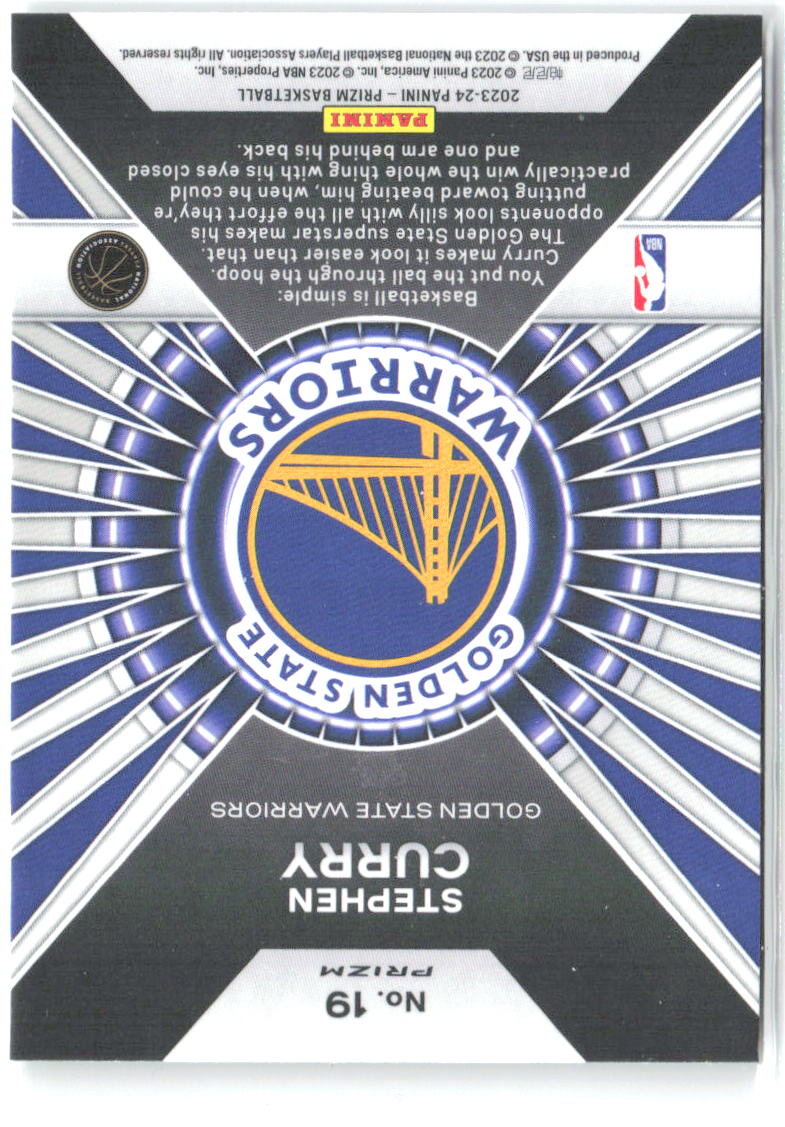 Stephen Curry Prizm - Dominance Prizms Green 19 2023-24 Golden State Warriors
