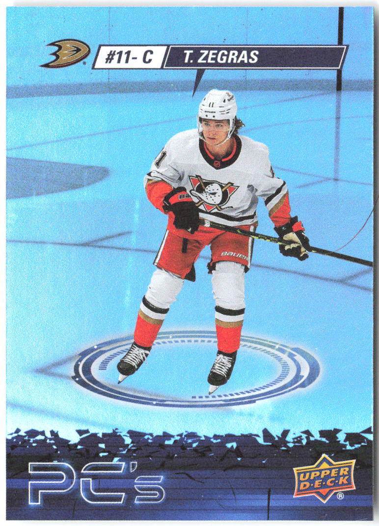 Trevor Zegras Upper Deck - PC's PC-10 2023-24 Anaheim Ducks