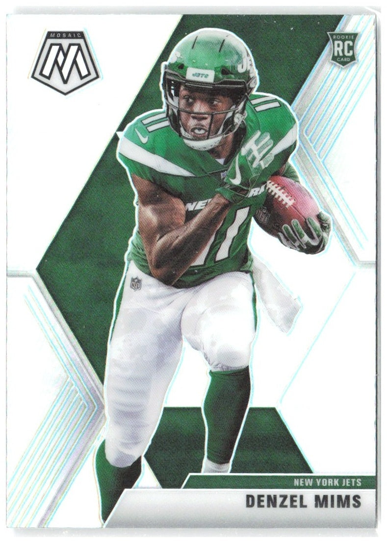Denzel Mims Panini Mosaic - Prizm Silver 225 2020 New York Jets
