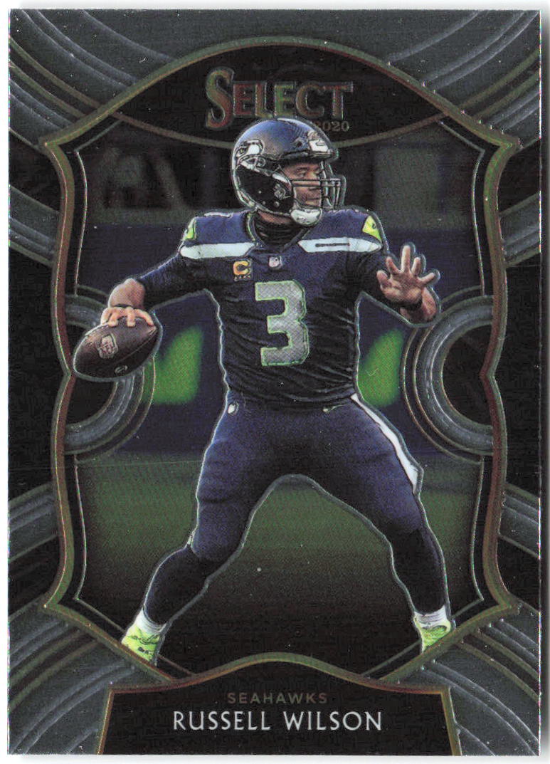 Russell Wilson Panini Select 4 2020 Seattle Seahawks