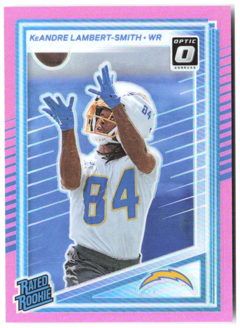KeAndre Lambert-Smith Donruss - Optic Rated Rookies Pink 367 2025 Chargers