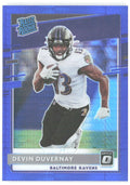 Devin Duvernay Donruss Optic - Blue Hyper 179 2020 Baltimore Ravens
