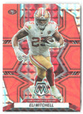 Eli Mitchell Panini Mosaic - Mosaic Reactive Orange 176 2022 San Francisco 49ers