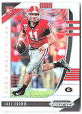 Jake Fromm Panini Prizm Draft Picks - Prizms Silver 111 2020 Georgia Bulldogs