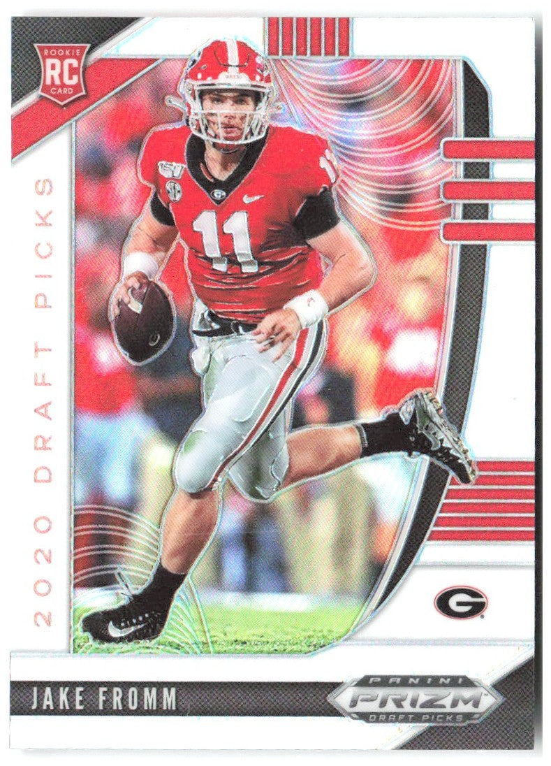 Jake Fromm Panini Prizm Draft Picks - Prizms Silver 111 2020 Georgia Bulldogs