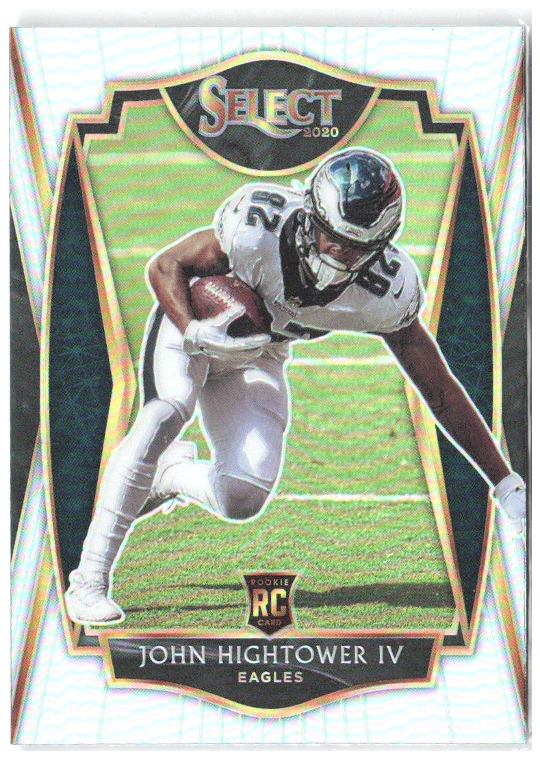 John Hightower IV Panini Select - Silver Prizm 197 2020 Philadelphia Eagles