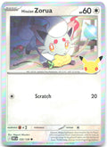 Hisuian Zorua Holo Common ME 30th Celebration 122/128 NM Megumi Mizutani