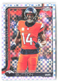 Courtland Sutton Topps Chrome - X-Fractor 86 2025 Denver Broncos