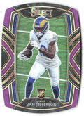Van Jefferson Panini Select - Purple Prizm Die Cut 271 2020 Los Angeles Rams