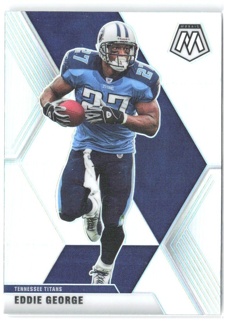 Eddie George Panini Mosaic - Prizm Silver 196 2020 Tennessee Titans