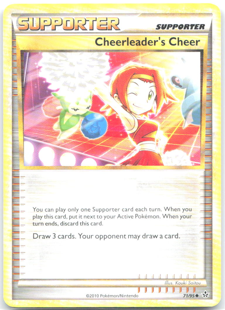 Cheerleader's Cheer Uncommon Unleashed 71/95 LP Kouki Saitou