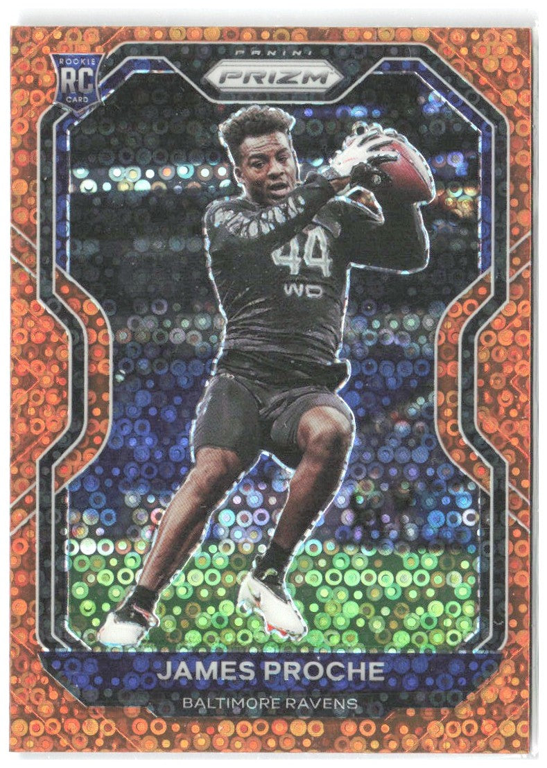 James Proche Panini Prizm - Prizm Disco 382 2020 Baltimore Ravens