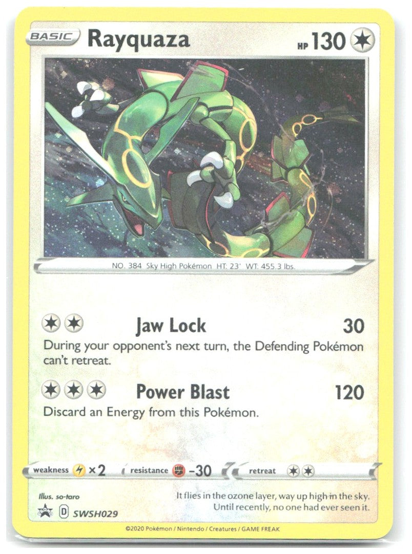 Rayquaza Holo Promo SWSH Sword & Shield Promo Cards SWSH029 NM so taro