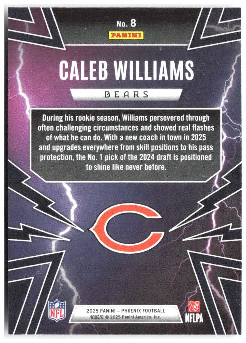 Caleb Williams Panini Phoenix - Thunderbirds 8 2025 Chicago Bears