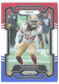 Fred Warner Panini Prizm - Red White and Blue 270 2023 San Francisco 49ers
