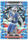 Stefon Diggs Panini Mosaic - Reactive Blue Mosaic 270 2023 Buffalo Bills