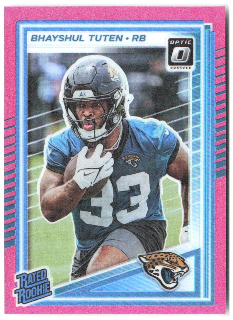 Bhayshul Tuten Donruss Optic - Pink 272 2025 Jacksonville Jaguars