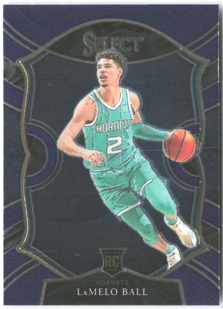 LaMelo Ball Panini Select - Blue 63 2020-21 Charlotte Hornets