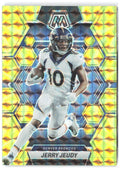 Jerry Jeudy Panini Mosaic - Reactive Yellow Mosaic 66 2023 Denver Broncos