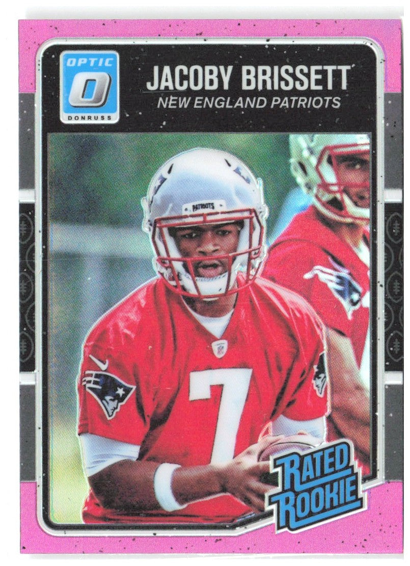 Jacoby Brissett Donruss Optic - Pink 170 2016 New England Patriots