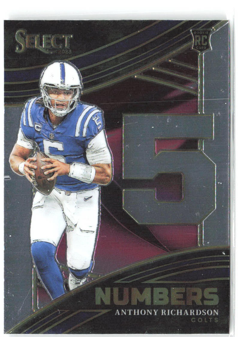 Anthony Richardson Panini Select - Numbers NMB-ARI 2023 Indianapolis Colts
